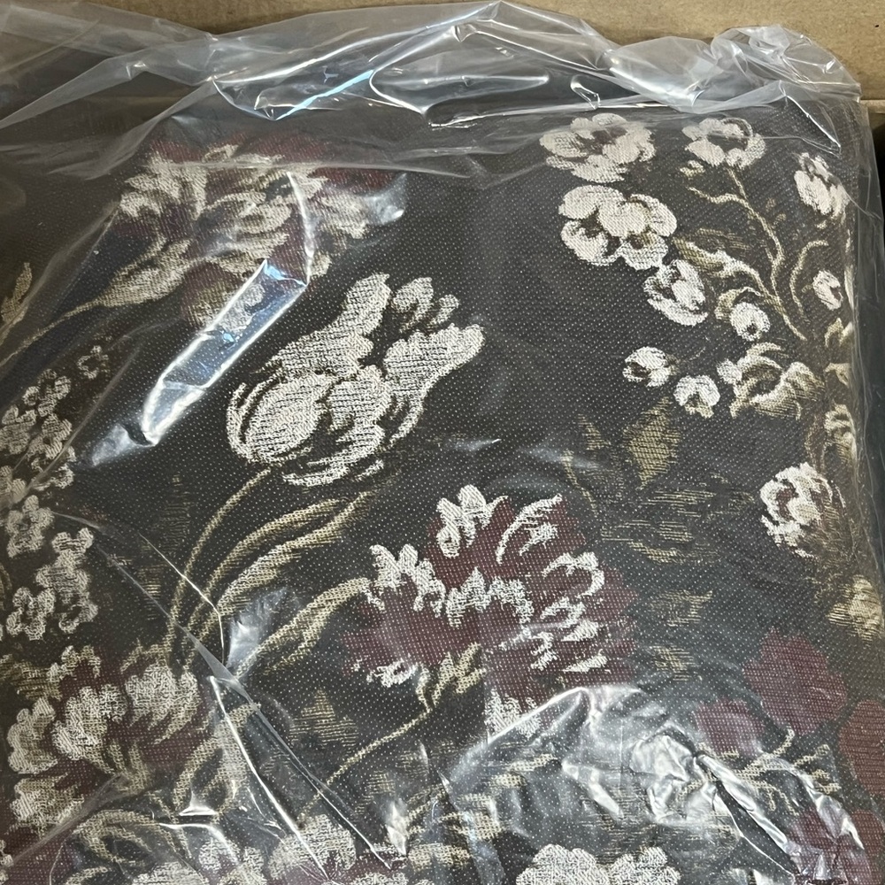 Floral Patterned Throw Pillow